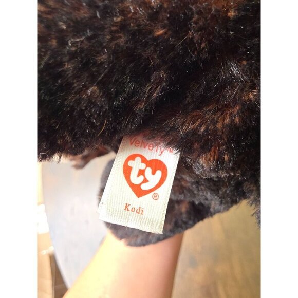 Ty Beanie Buddies Kodi Bear Plush Toy With Big Glittery Eyes 12" Stuffed Animal - Picture 7 of 13